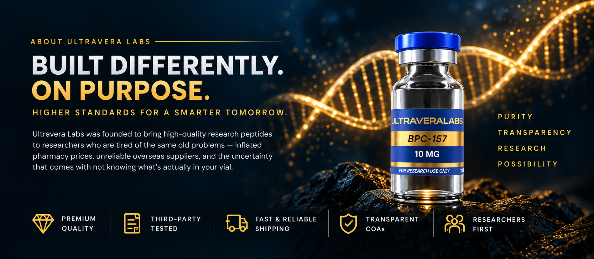 About Ultravera Labs. Built differently. On purpose.