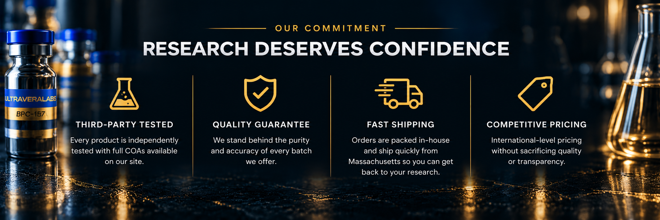 Our commitment. Research deserves confidence.