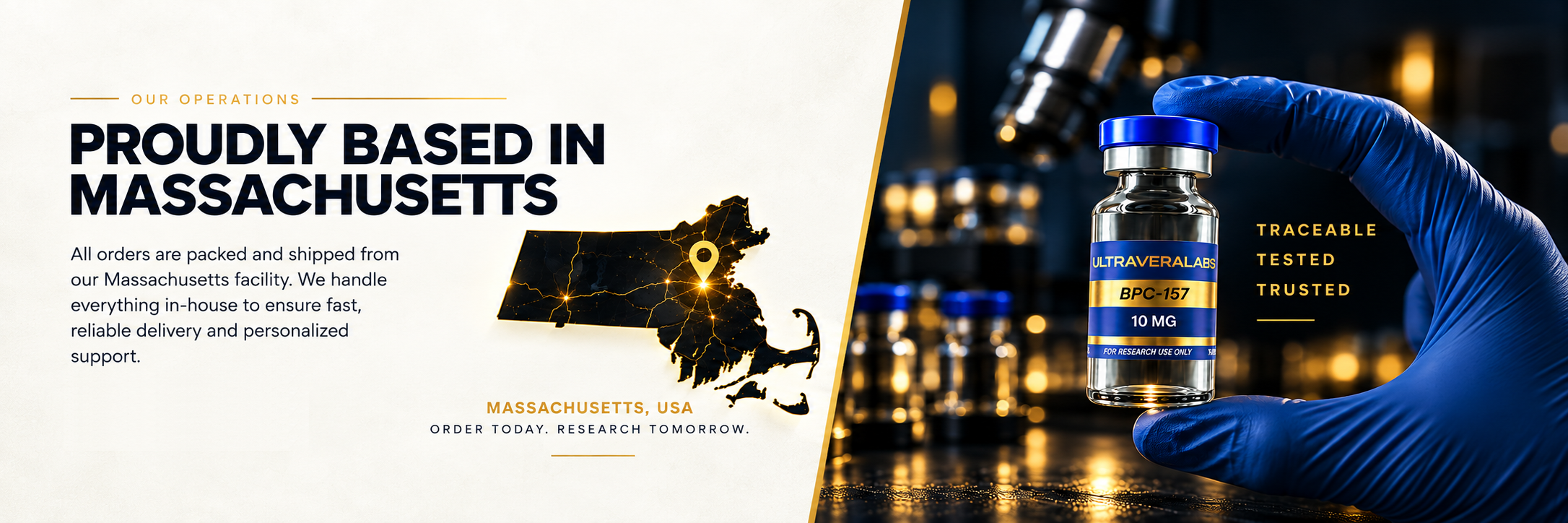 Our operations. Proudly based in Massachusetts.